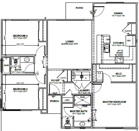 3-bedroom, 2- bath  for rent at Village Greens of Queen Creek in Queen Creek, AZ
